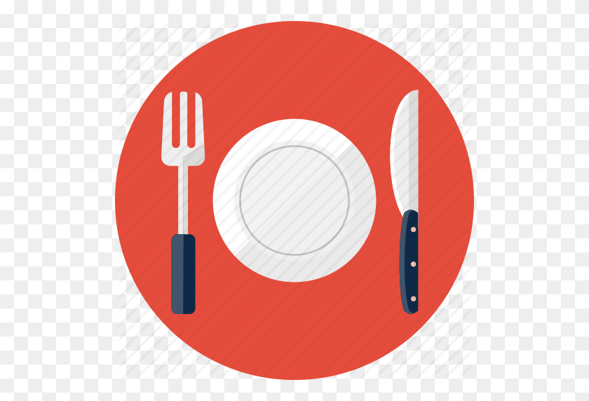 512x512 Food, Fork, Knife, Lunch, Plate, Restaurant Icon - Restaurant Icon PNG