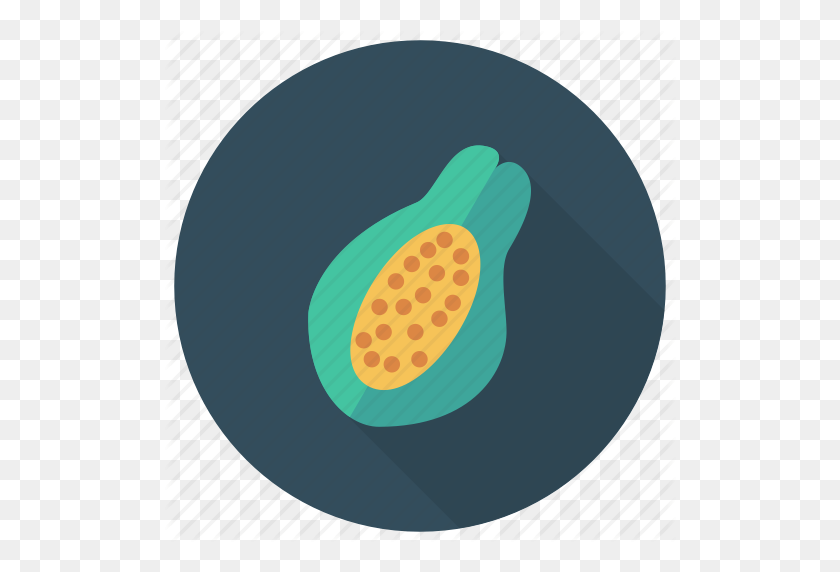 512x512 Food, Fresh, Fruit, Half, Papaya, Sweet, Vegetable Icon - Papaya PNG