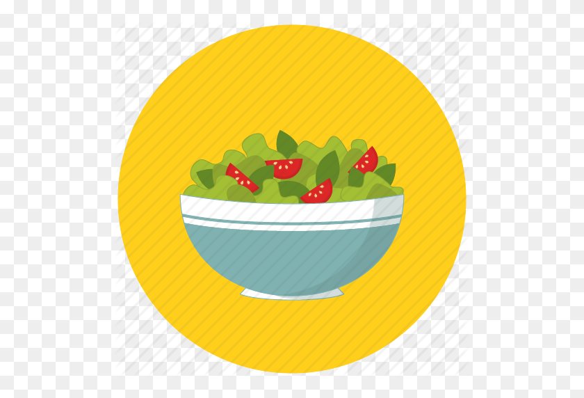512x512 Food, Healthy, Salad Icon - Taco Salad Clip Art