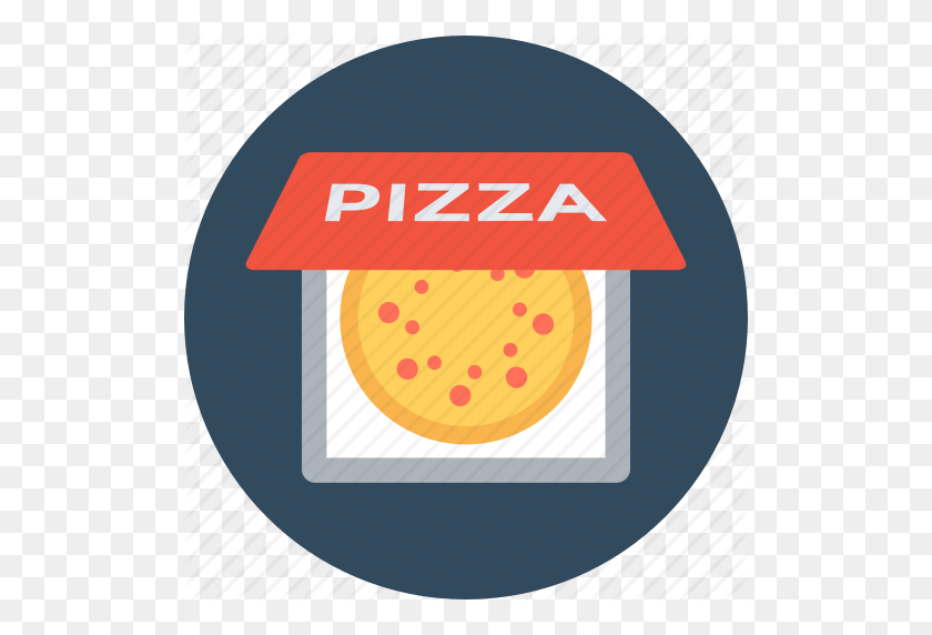 512x512 Comida, Comida Italiana, Pizza, Caja De Pizza, Icono De Entrega De Pizza - Caja De Pizza Png