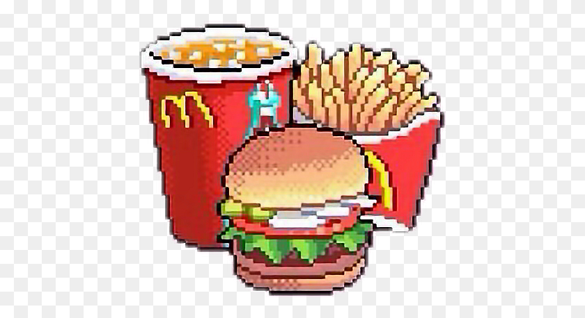 440x398 Food Pixart - Big Mac PNG