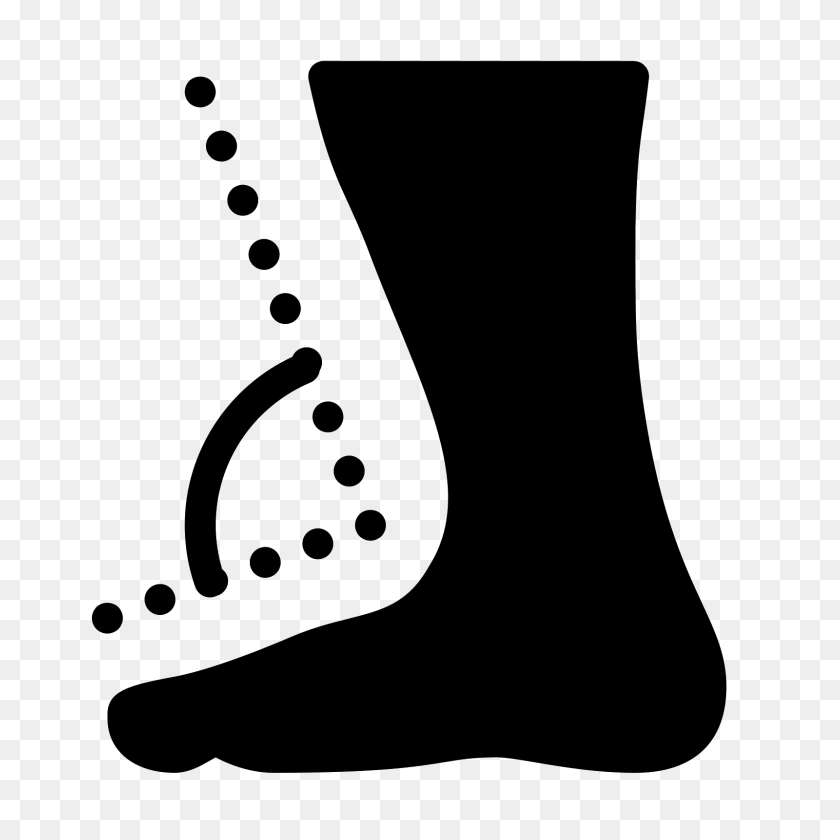 1600x1600 Foot Angle Icon - Foot PNG