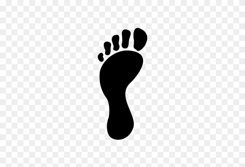 512x512 Foot, Footprint, Footprints Icon With Png And Vector Format - Foot Print PNG