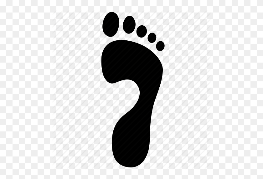 512x512 Foot, Footstep, Leg, Right Icon - Footsteps PNG