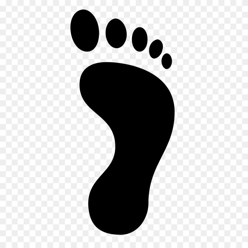 1600x1600 Foot Icon - Footprint PNG