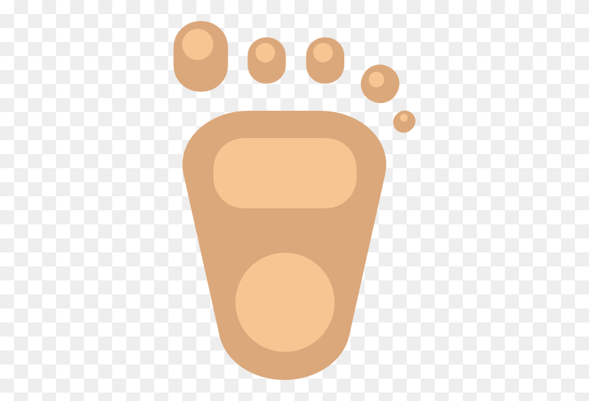 512x512 Foot, Miscellaneous, Footprint, Baby, Barefoot Icon - Baby Footprint PNG