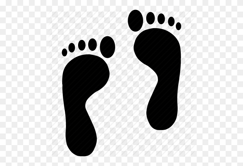512x512 Foot Steps Free Download Clip Art - Bigfoot Footprint Clipart