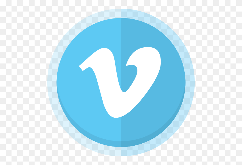 512x512 Footage, Social Media, Video, Videography, Vimeo, Vimeo Logo Icon - Vimeo Logo PNG