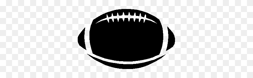 323x200 Football Black And White Clipart Look At Football Black - Panther Clipart Black And White