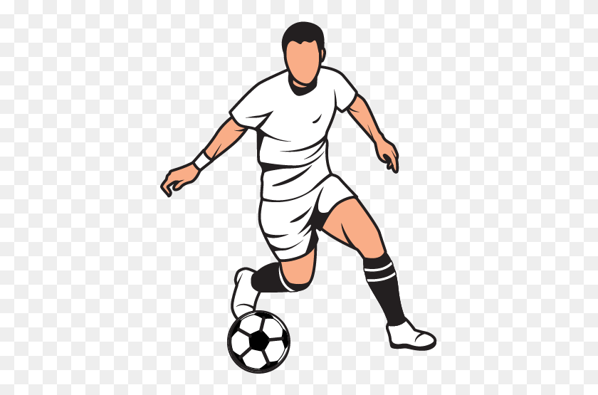 389x495 Football Clipart - Playing Football Clipart