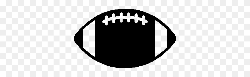 344x200 Football Clipart Black And White - Ball Clipart Black And White