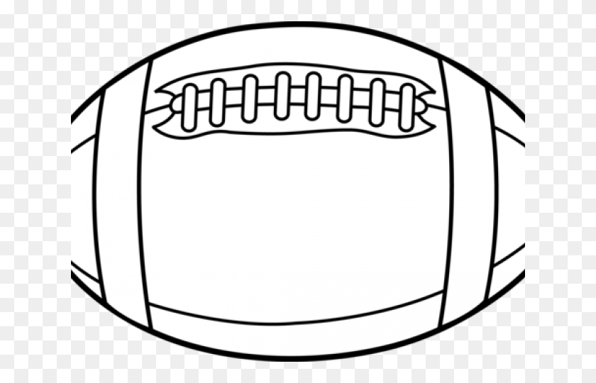640x480 Football Clipart Clear Background - American Football Clipart Black And White