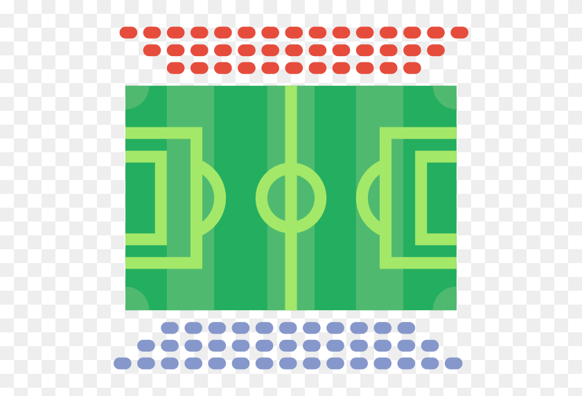 512x512 Football Field, Football Field, Football Ground Icon With Png - Football Field PNG
