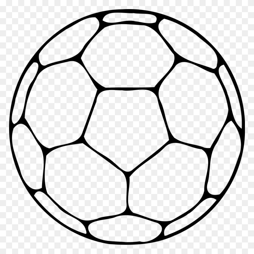 800x798 Football Goal Post Clip Art - Soccer Goal Clipart