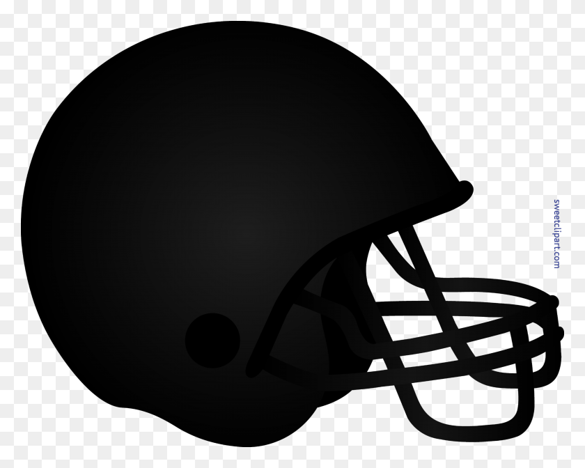 7362x5777 Football Helmet Black Clip Art - Poodle Clipart