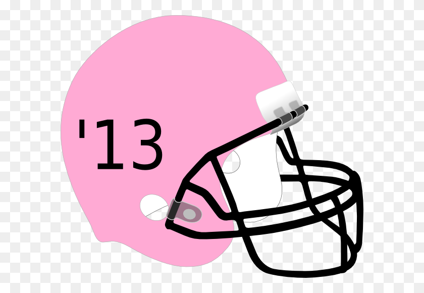 600x520 Football Helmet Pink Clip Art - Powder Clipart