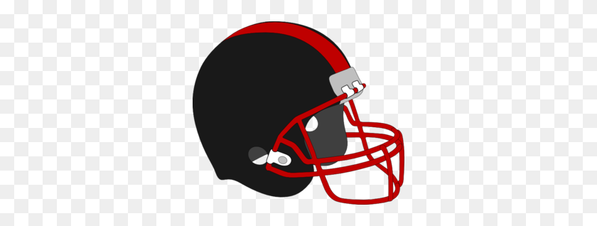 298x258 Football Helmet Red And Black Clip Art - Cerberus Clipart