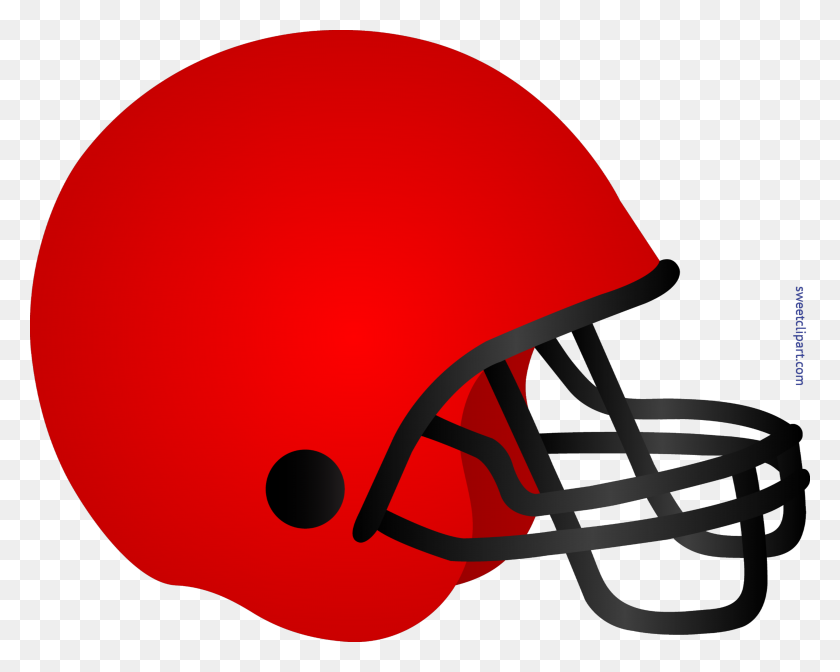 7362x5777 Football Helmet Red Clip Art - Sports Equipment Clipart
