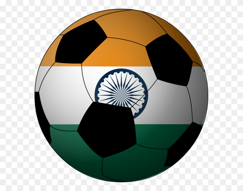 601x600 Fútbol De La India - India Png