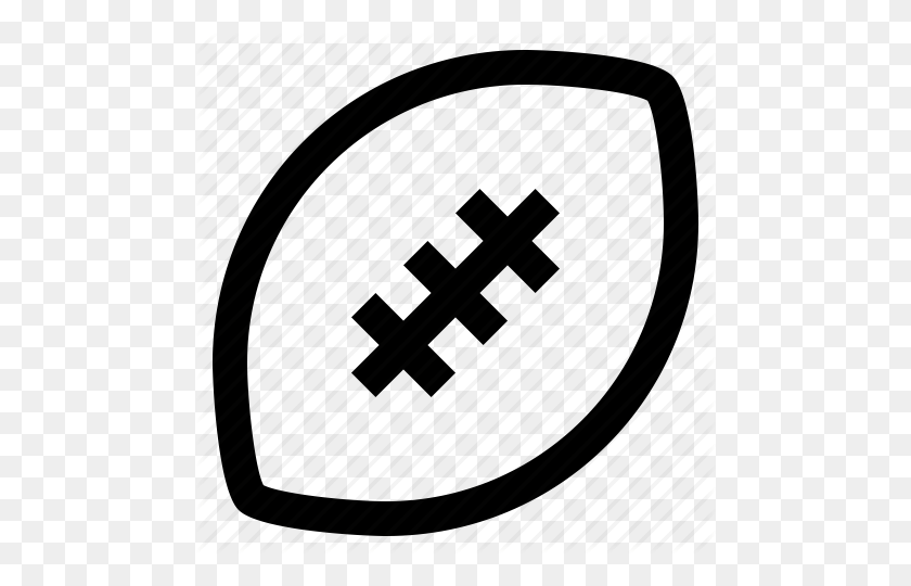 480x480 Football Outline Png Png Image - Football Outline PNG