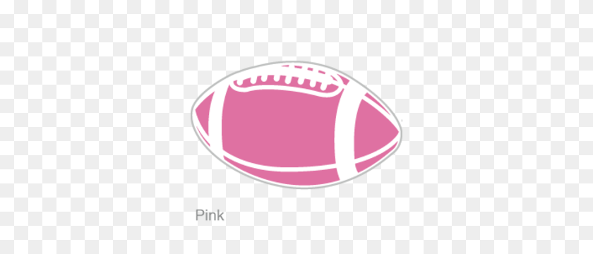 300x300 Football Pink Free Images - Touchdown Clipart