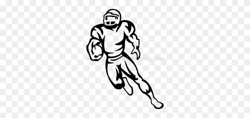 260x337 Football Player Clip Art Clipart - Motorcycle Clipart Black And White