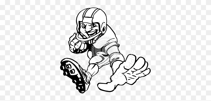 361x342 Football Player Reaching Out - Hand Reaching Out Clipart