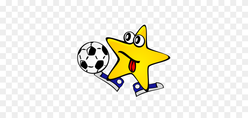 340x340 Football Player Shooting Clip Art Women Cartoon - Soccer Game Clipart