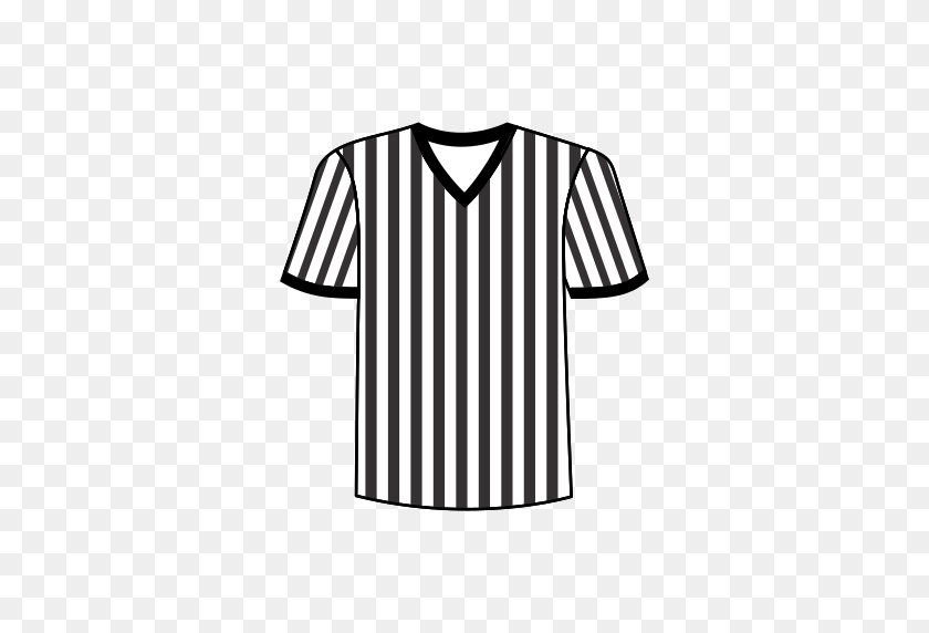 512x512 Football Referee Shirt - Referee PNG