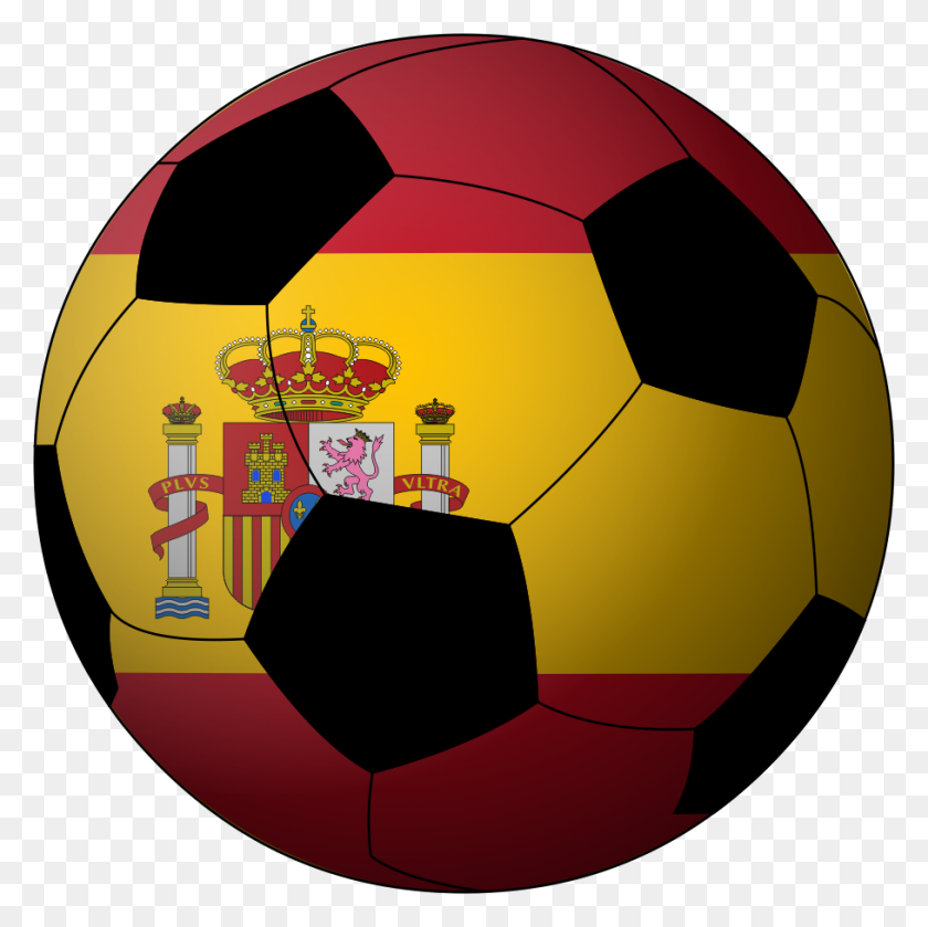 909x908 Football Spain - Spain PNG
