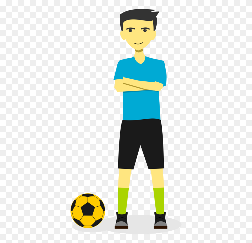 370x749 Football Team Captain Sports Goalkeeper - Soccer Team Clipart