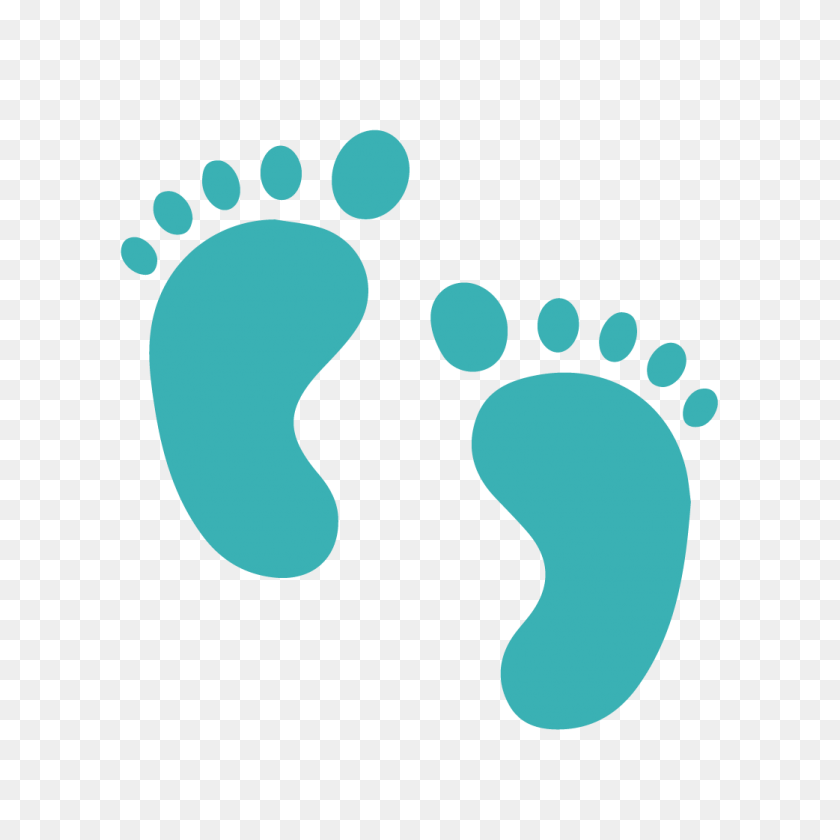 1042x1042 Footprint Clip Art - Baby Footprint PNG