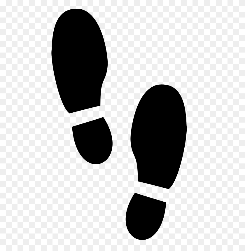 Footprint Clipart Boot - Shoe Store Clipart