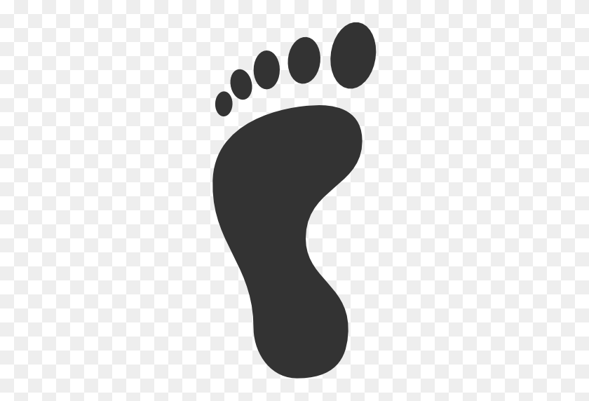 512x512 Footprint Clipart Left - Baby Footprints Clipart
