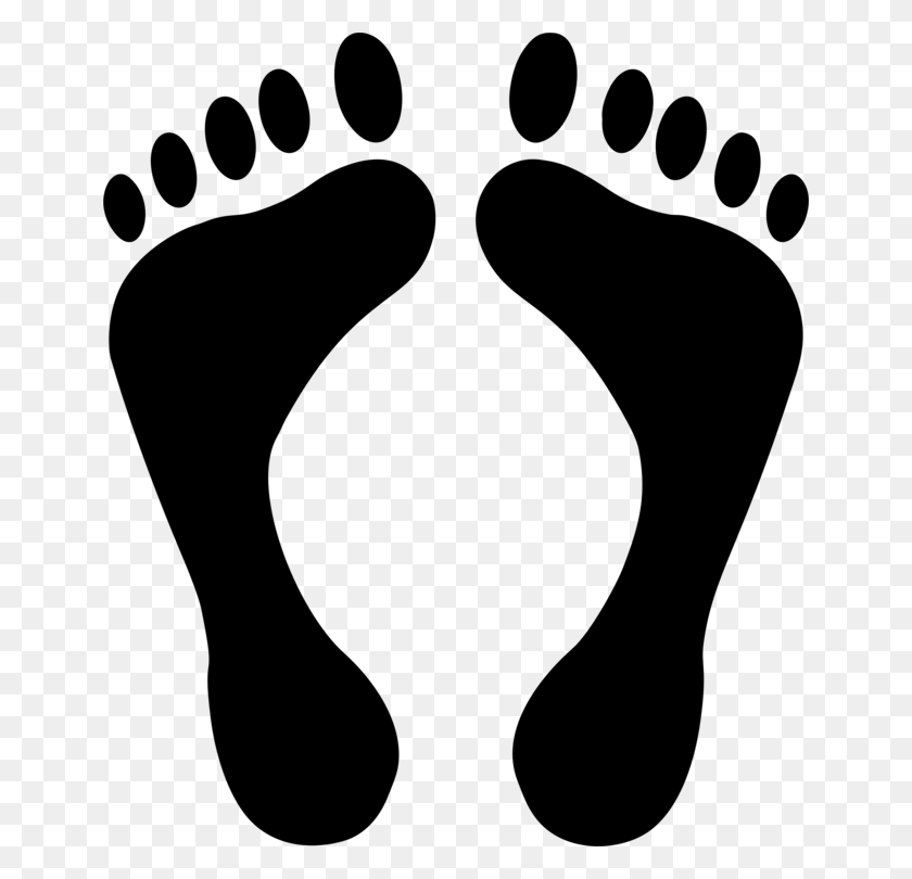 650x750 Footprint Computer Icons Toe Share Icon - Toe Clipart