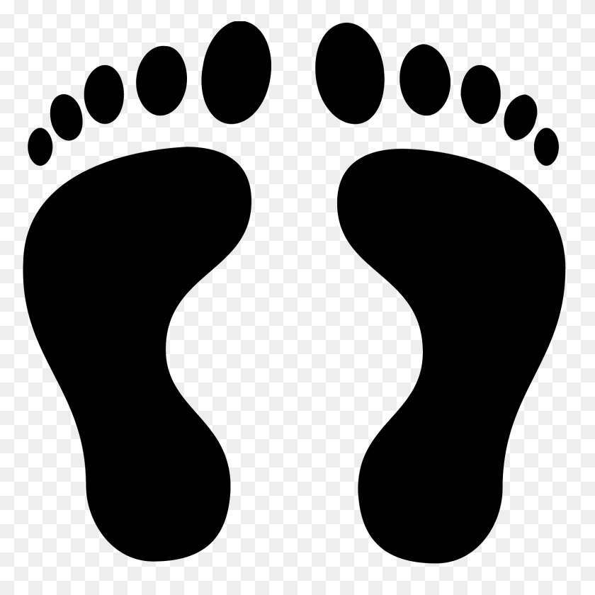 1600x1600 Footprint Icon - Shoe Print PNG