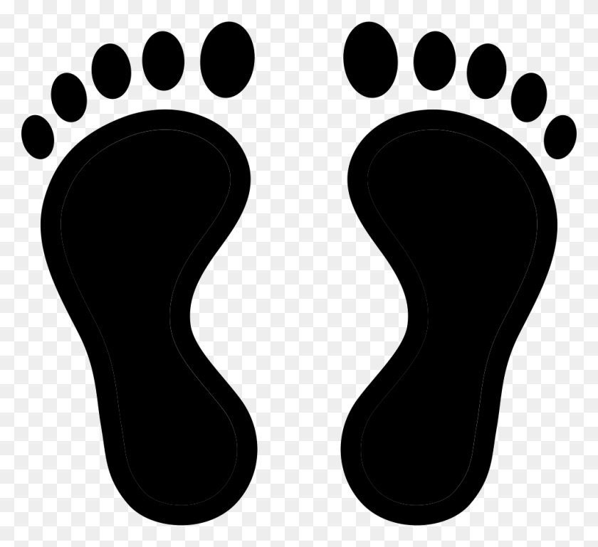 980x892 Footprint Png Icon Free Download - Foot Print PNG
