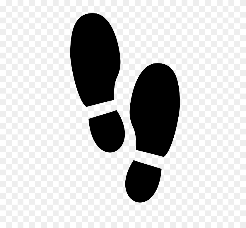445x720 Footprints - Footprint PNG