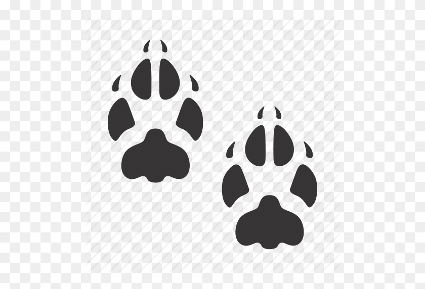 512x512 Foots, Fox, Paws, Traces Icon - Paws PNG
