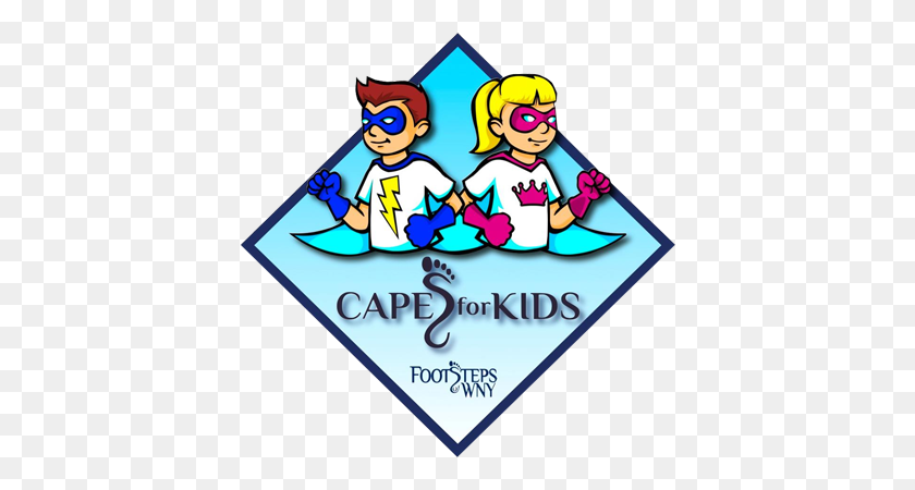 400x390 Footsteps Of Wny Capes For Kids Program - Superhero Cape PNG