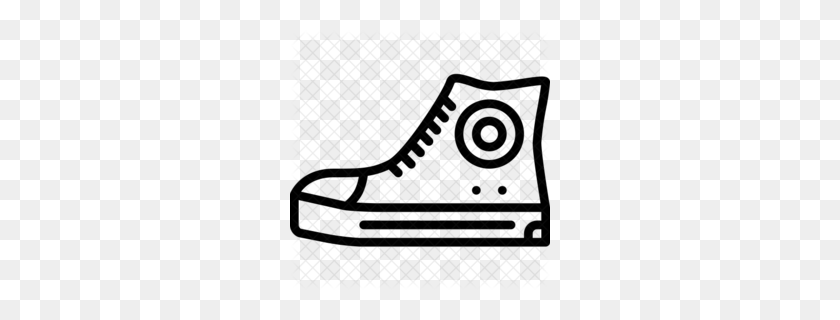 260x260 Footwear Clipart Chuck Taylor All Stars Shoe Converse Png Download - Converse Shoes Clipart