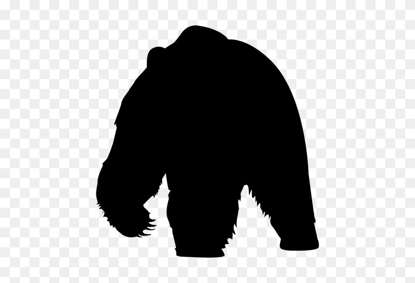 512x512 Forest Bear Silhouette - Forest PNG