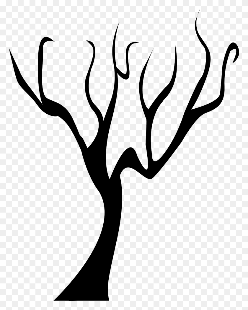 1008x1280 Лес, Дерево Мертвое Дерево Ветка Черная Зима Голая Си - Зима Черно-Белый Клипарт