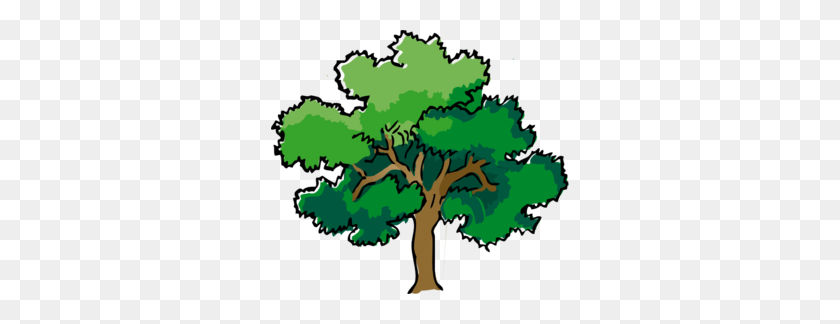 298x264 Forest Trees Clipart - Forest Tree Clipart