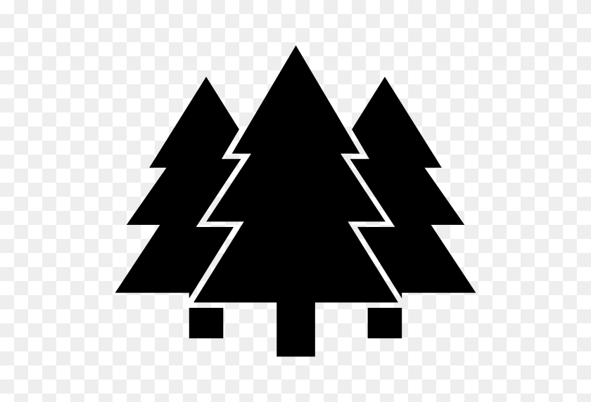 512x512 Forest, Trees, Woods Icon - Tree Symbol PNG