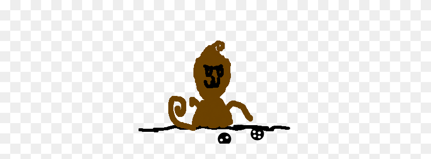 300x250 Forever Alone Monkey Играет Соло Dampd - Forever Alone Png