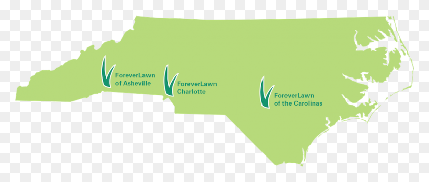 890x339 Foreverlawn North Carolina - North Carolina PNG