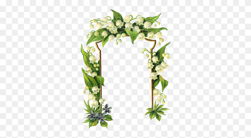 300x404 Forgetmenot Lilies Of The Valley Frames Kevad Ja Piibelehed - Lily Of The Valley Clipart