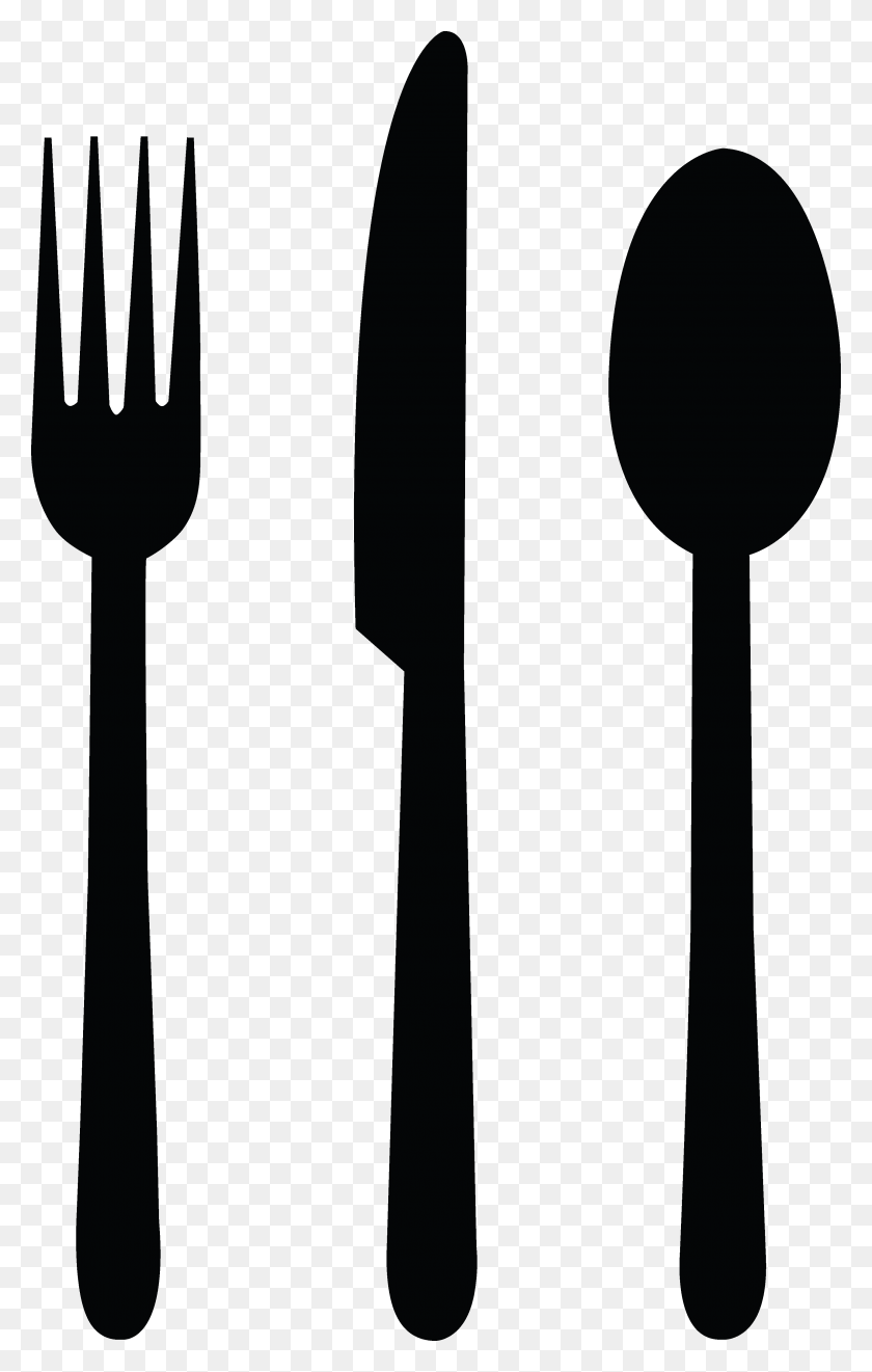3353x5424 Fork And Spoon Clip Art - Grunge Clipart