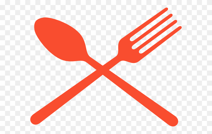 600x472 Fork And Spoon Cross Clip Art - Lacrosse Clipart